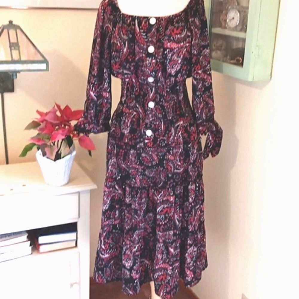 Figueroa & Flowers Boho Layered Dress